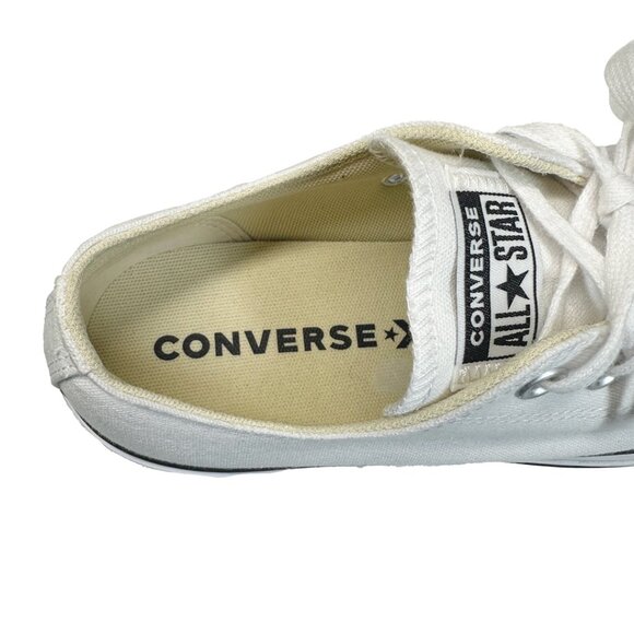 Converse Women’s Chuck Taylor All Star Lift Platform White Canvas Shoes Size 10 - Picture 6 of 7